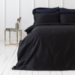 Premium satīns „Midnight“. Satīna gultas veļa, 140x200 cm, 200x200 cm, 200x220 cm