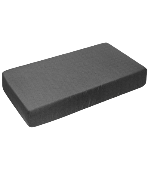 Frotē audums palags ar gumiju „Dark grey terry sheet“. Palags ar gumiju 90x200