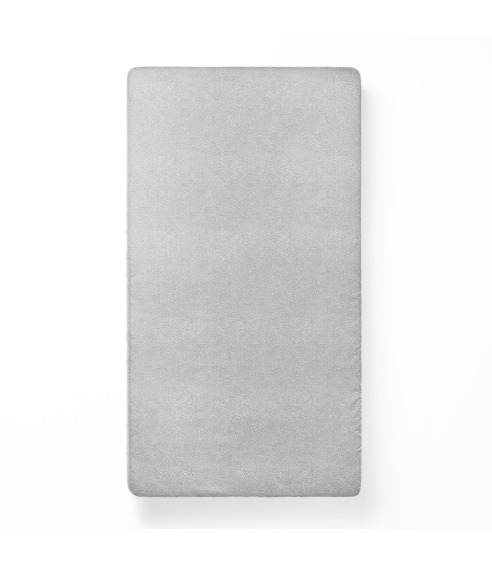 Frotē audums palags ar gumiju „Light Grey Terry sheet“. Palagi ar gumiju