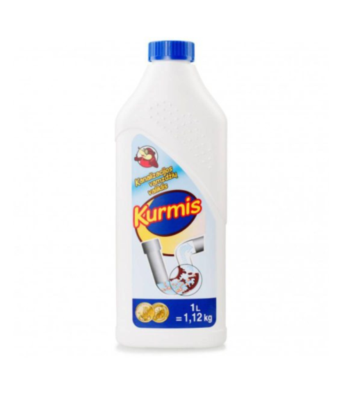 Notekūdeņu tīrītājs šķidrums “Kurmis liquid 1 l”. Tīrītāji