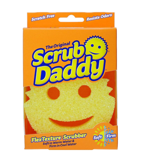 Sūklis „Scrub Daddy Yellow“. Sūkļi