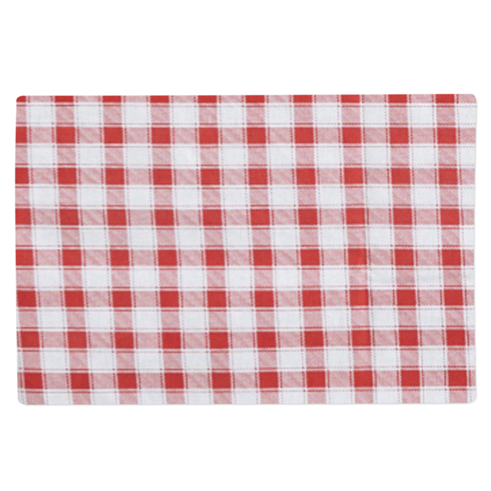 Galda paliktņi „Picnic placemat“ 1 gab.. Lina galdauti, 30x45 cm. Spēlīgi sarkani un balti rūtiņu raksti uz galda paliktnīšiem, piešķirot siltumu un mājīgumu.