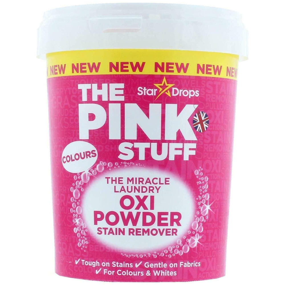 Traipu tīrītājs “The Pink Stuff powder colours”. Tīrītāji. Universāls tīrīšanas pulveris: the pink stuff mirdzoši tīrai mājai.